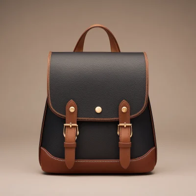 Classic Two-Tone Leather Backpack Certified Premium, Free Shipping, Extra Sale Today