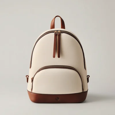 Two-Tone Backpack with Curved Zip Pocket, Made to Last, Best Seller, Sale Off Only Today