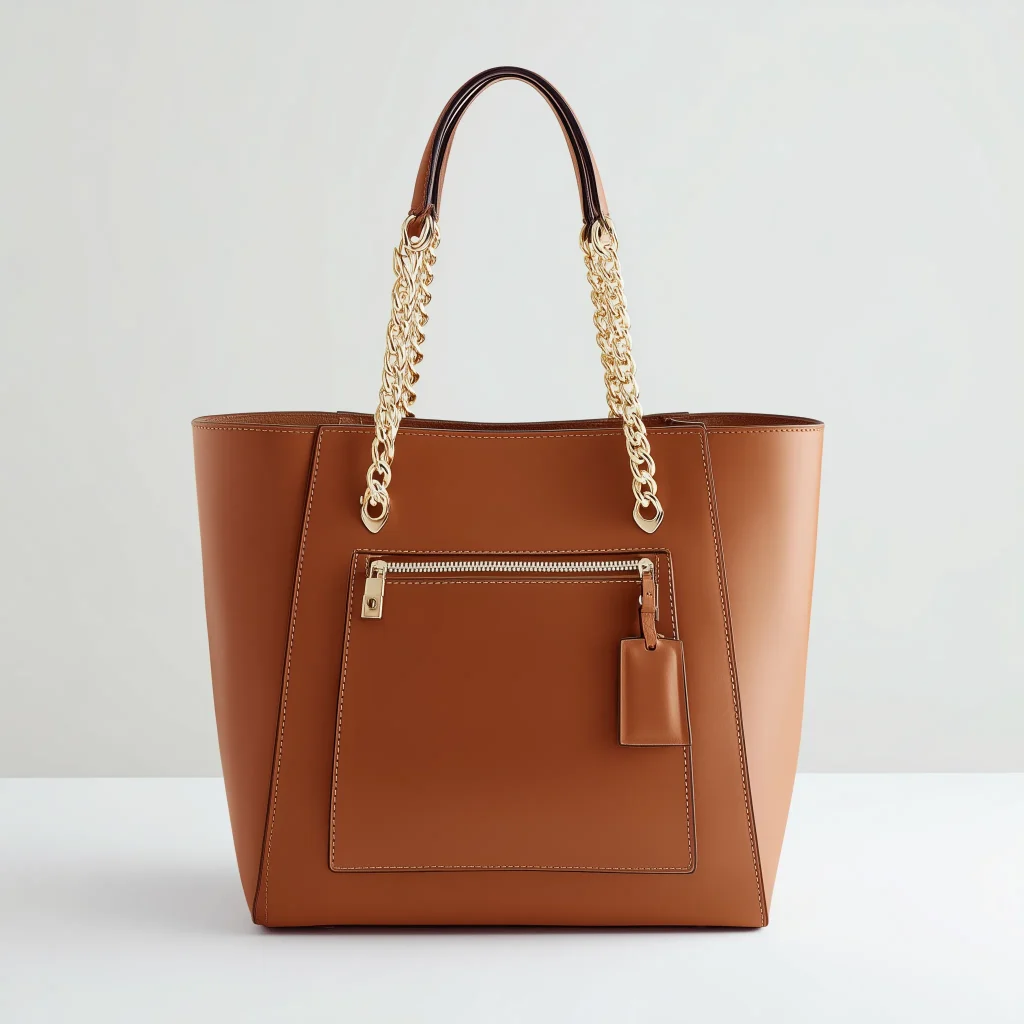 Amber Chain-Handle Structured Tote, Best Gift, Best Sell, Extra Sale