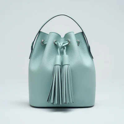 Premium Soft Leather Tassel Bucket Bag, Best Gift, Best Sell, Extra Sale